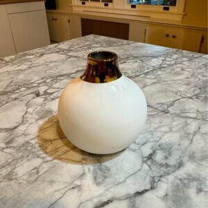 Canvas Home Dauville gold ceramic bud vase